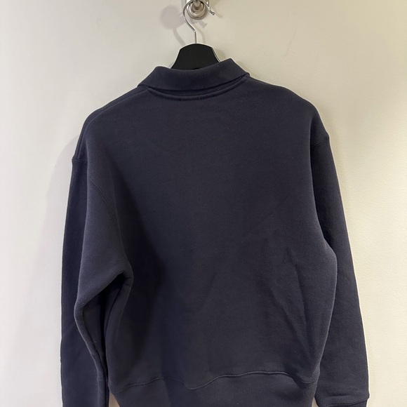 Acne Men's Dark Blue Zip-Up Sweater - Picture 2 of 3